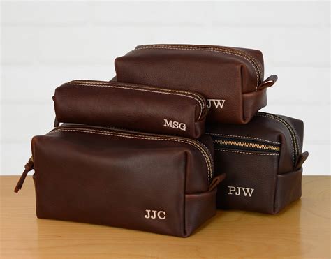 mens monogrammed toiletry bag|monogrammed dopp kit men's.